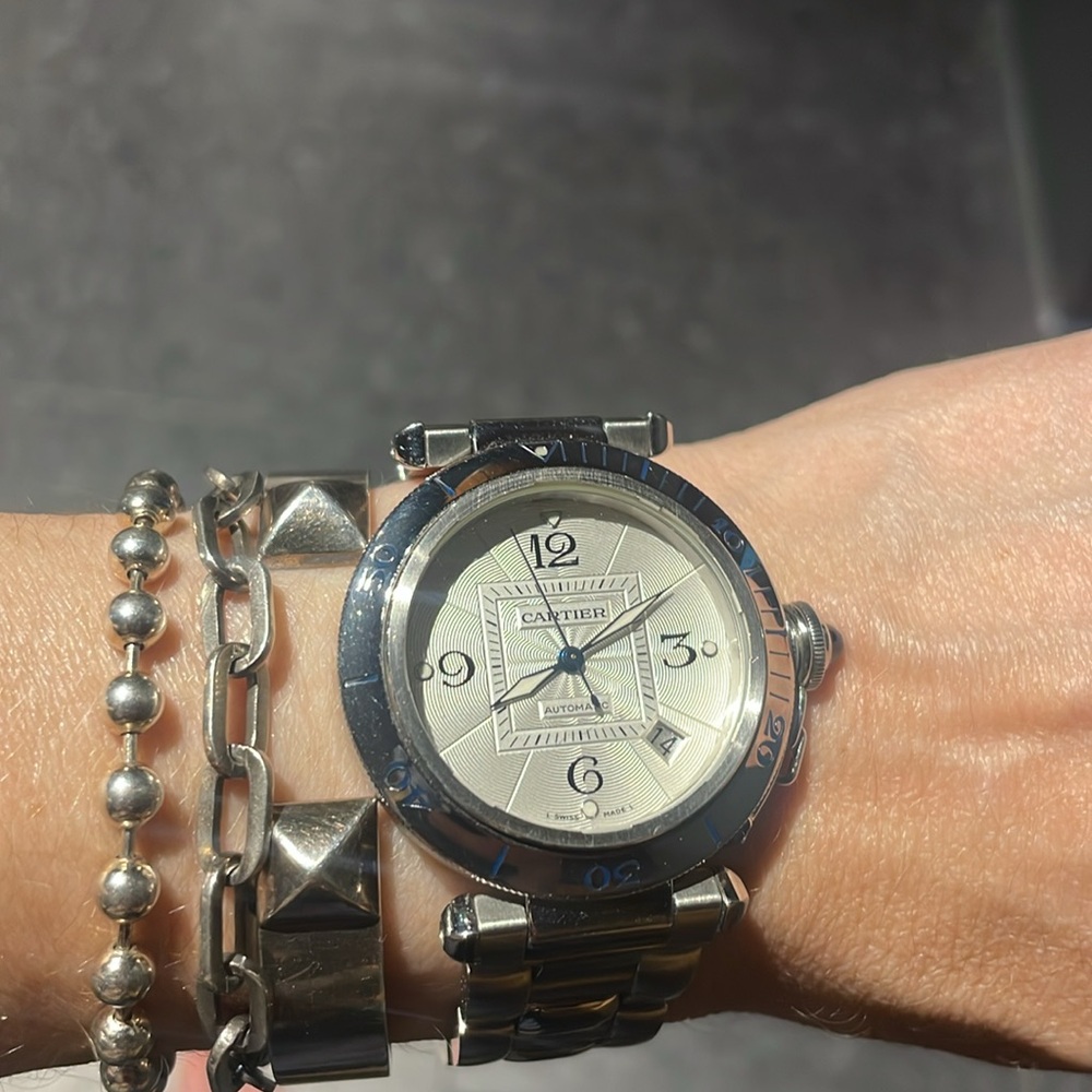 Cartier Pasha Automatic Grid Grille Watch! - Picture 14 of 15
